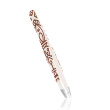 Load image into Gallery viewer, Rubis Tweezers Classic 1K105M2RG White Mandala 2