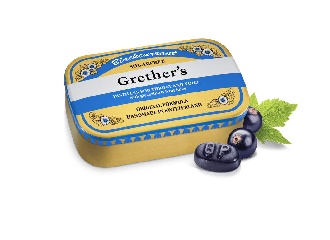 PRE-ORDER Grether's Pastilles Blackcurrant Pastilles Sugar-free 110g