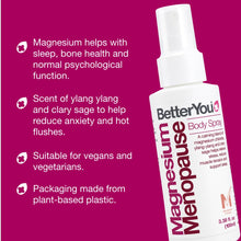 Load image into Gallery viewer, BetterYou Magnesium Oil Menopause Spray 100ml