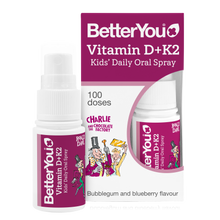 Load image into Gallery viewer, Better You Vitamin D + K2 Kids Oral Spray 15ml