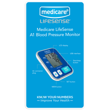 Load image into Gallery viewer, Medicare LIFESENSE A1 BLOOD PRESSURE MONITOR
