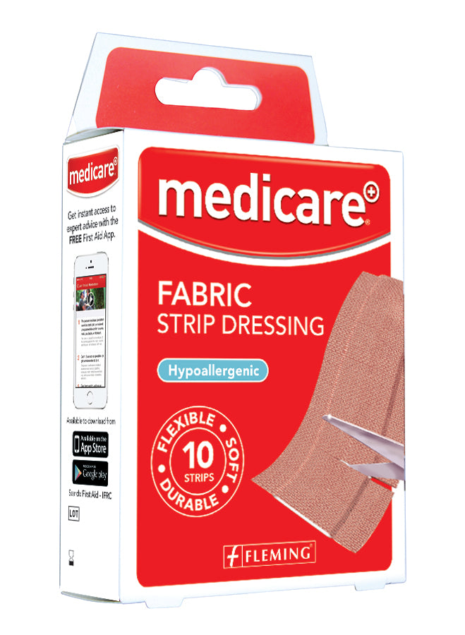Medicare FABRIC STRIP DRESSING 10 strips