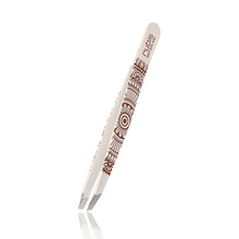 Load image into Gallery viewer, Rubis Tweezers Classic 1K105M1RG White Mandala 1
