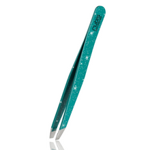 Load image into Gallery viewer, Rubis Tweezers Classic Glitter Blue 1K107GL
