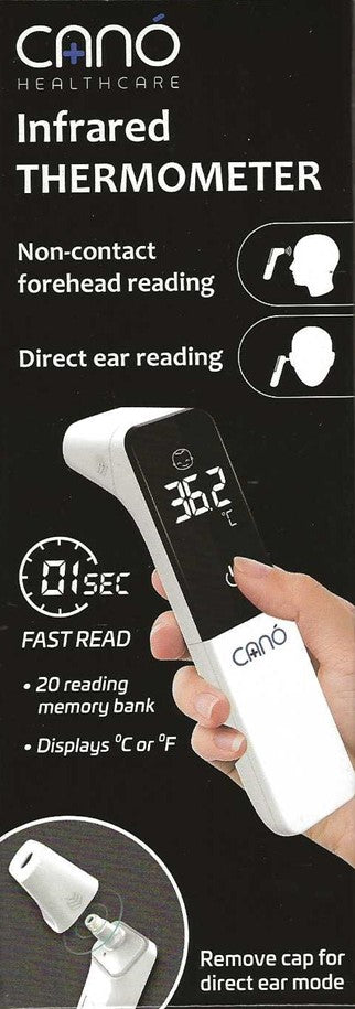 Cano Healthcare - 2 in 1 Infrared Ear & Non Contact Thermometer