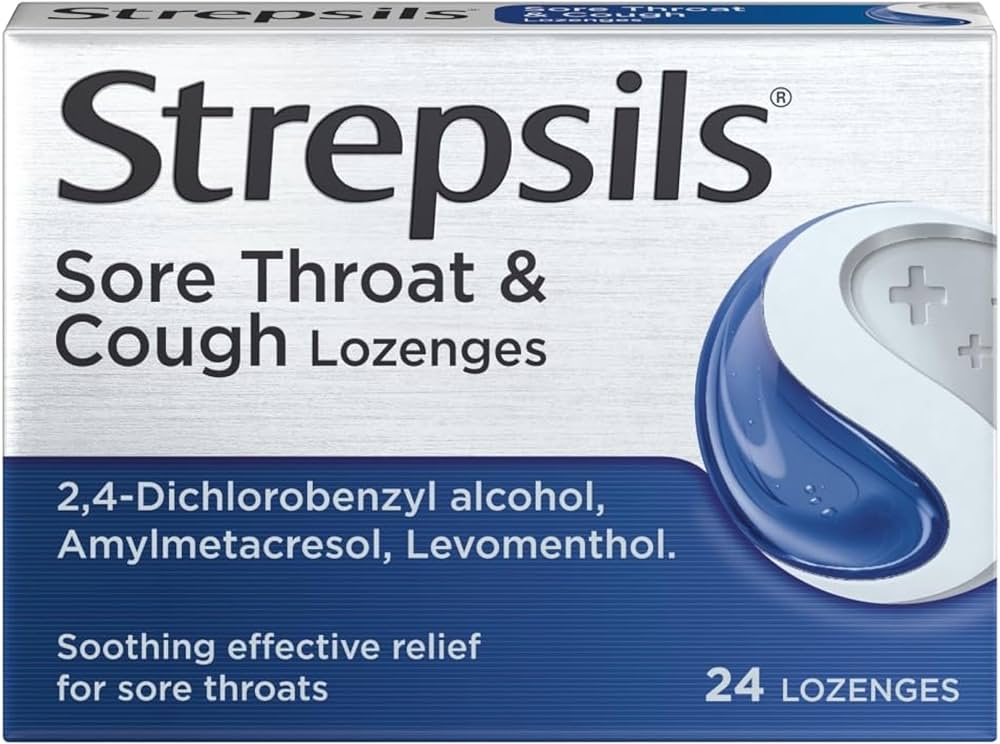 Strepsils Sore Throat And Cough Lozenges - 24 Lozenges