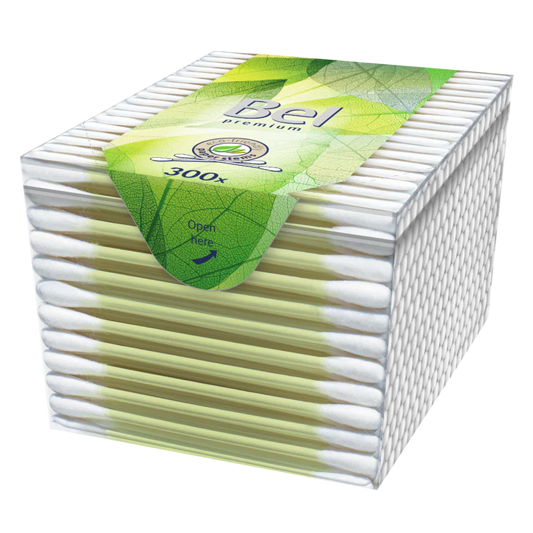 Bel Premium Cotton Buds 300s - Paper stem
