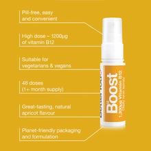 Load image into Gallery viewer, BetterYou Boost Daily Vitamin B12 Daily Oral Spray 25ml
