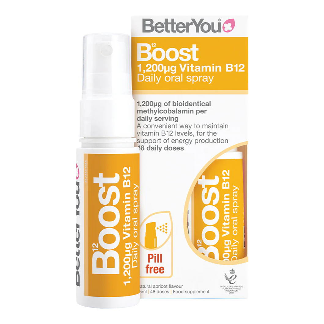 BetterYou Boost Daily Vitamin B12 Daily Oral Spray 25ml