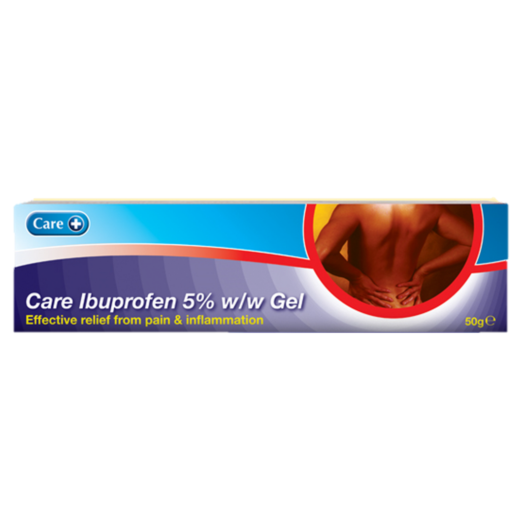 Care Ibuprofen 5% Gel 50g