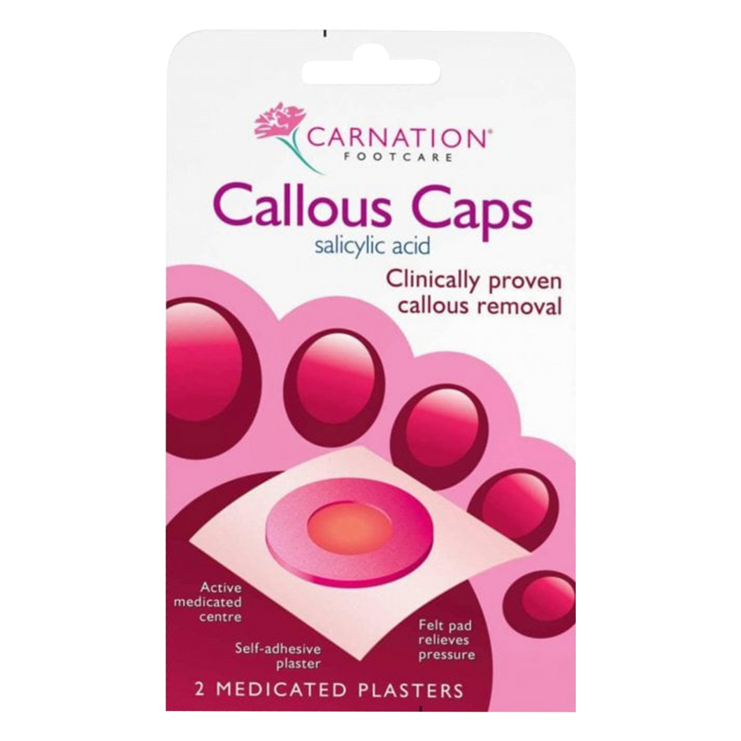 Carnation Callous Caps 2 Medicated Plasters