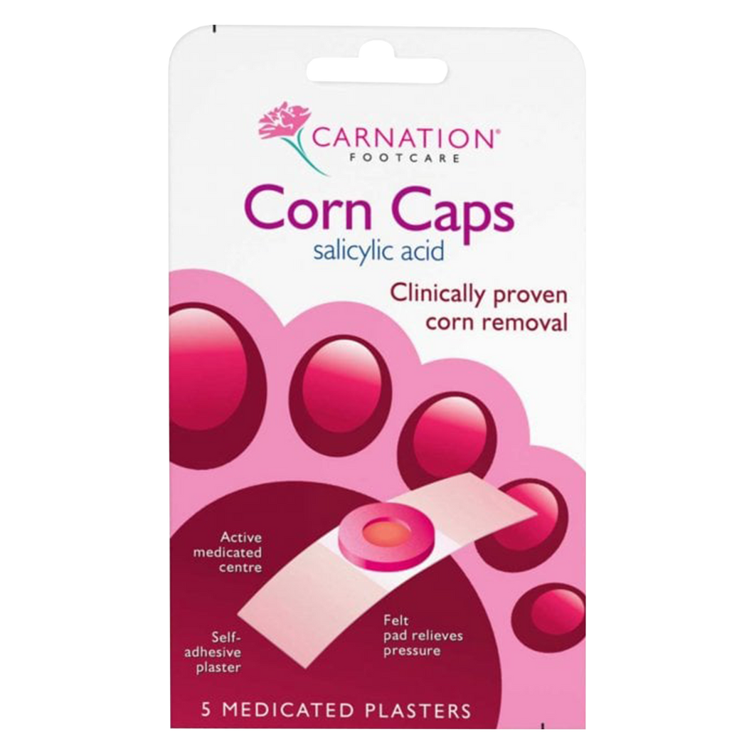 Carnation Corn Caps 5 Medicated Plasters