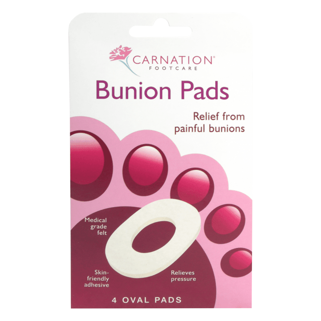 Carnation Oval Bunion Pads 4 Pack