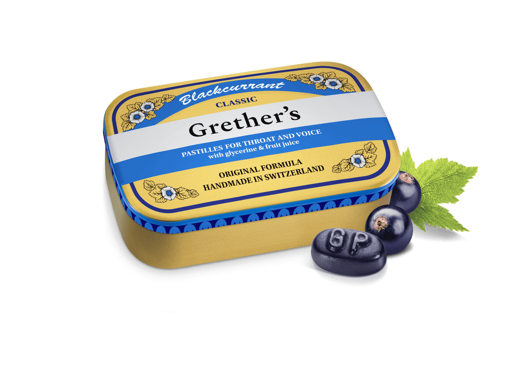 Grether's Pastilles Blackcurrant Pastilles Regular 110g