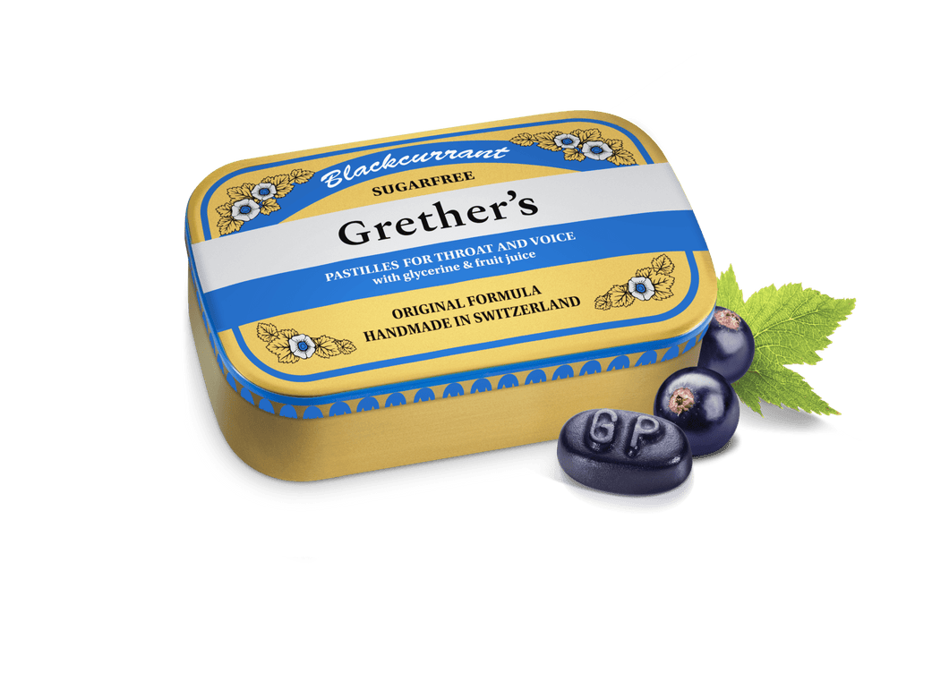 Grether's Pastilles Blackcurrant Pastilles Sugar-free 110g