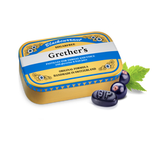 Load image into Gallery viewer, Grether&#39;s Blackcurrant Pastilles Sugar-free 110g
