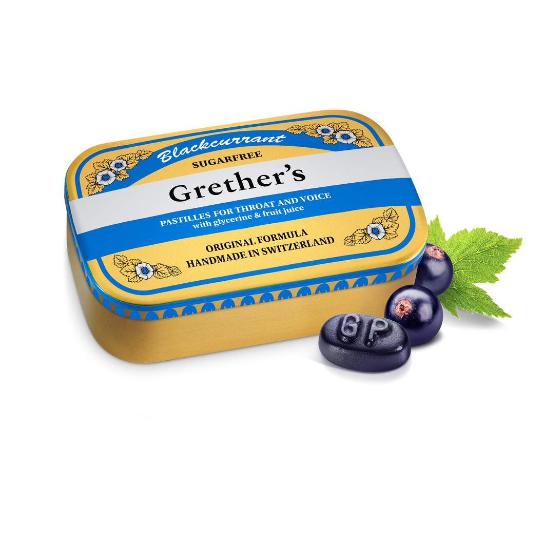 Grether's Blackcurrant Pastilles Sugar-free 110g