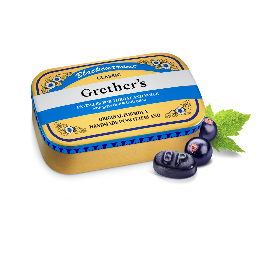 Grether's Blackcurrant Pastilles Regular 110g