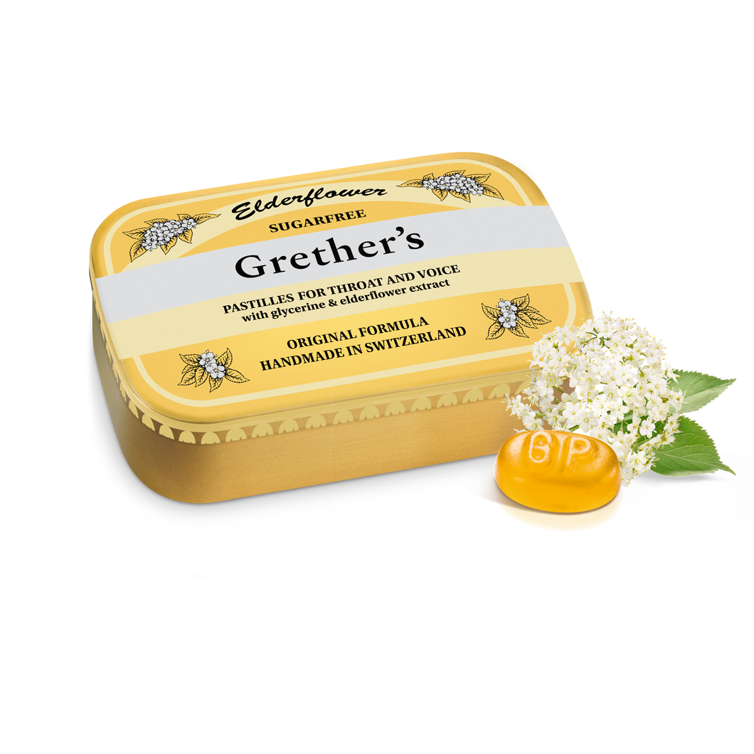 Grether's Elderflower Pastilles Sugarfree 110g