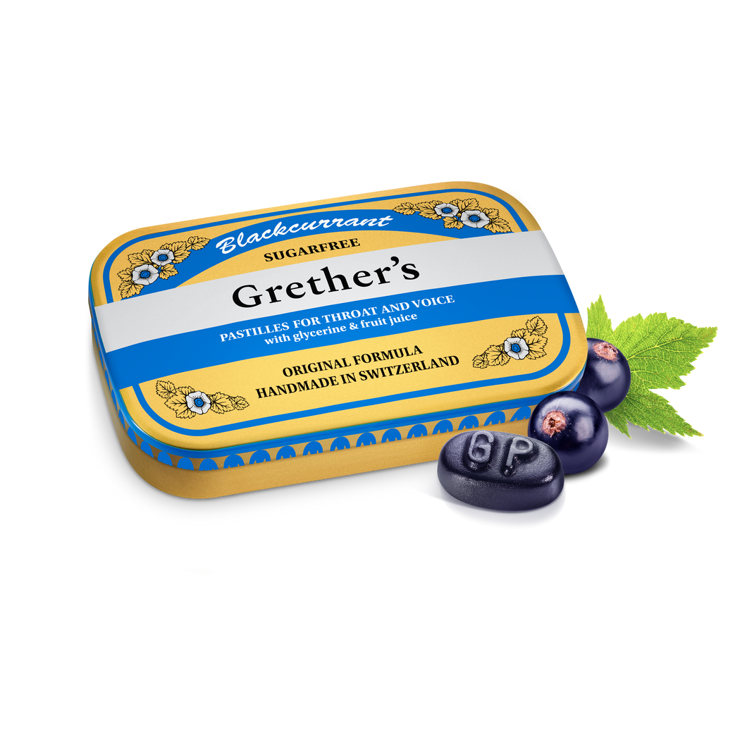 Grether's Blackcurrant Pastilles Sugar-free 60g