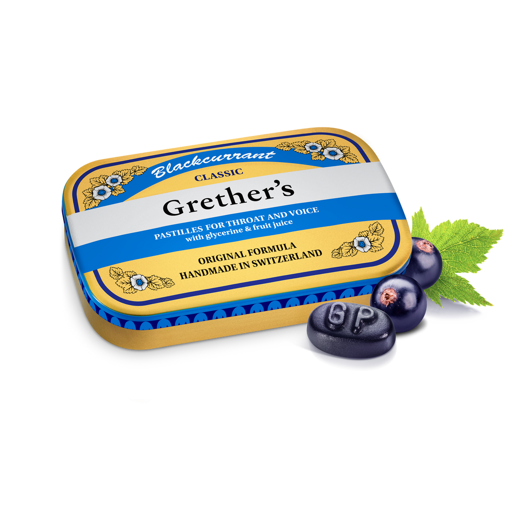 Grether's Blackcurrant Pastilles Regular 60g