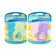 Load image into Gallery viewer, Griptight 2pk Bear Teethers (Colours may vary)
