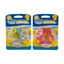 Load image into Gallery viewer, Griptight Decorated Std Soothers 12m+ (Colours may vary)
