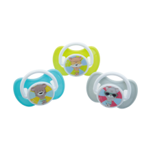 Load image into Gallery viewer, Griptight Decorated Std Soothers 12m+ (Colours may vary)
