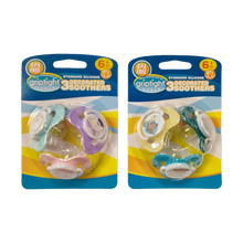 Load image into Gallery viewer, Griptight Decorated Std Soothers 6m+ (Colours may vary)
