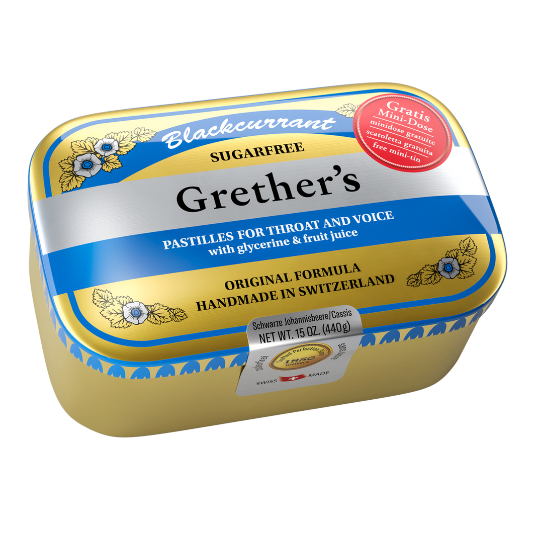 Grether's Blackcurrant Pastilles Sugar-free 440g