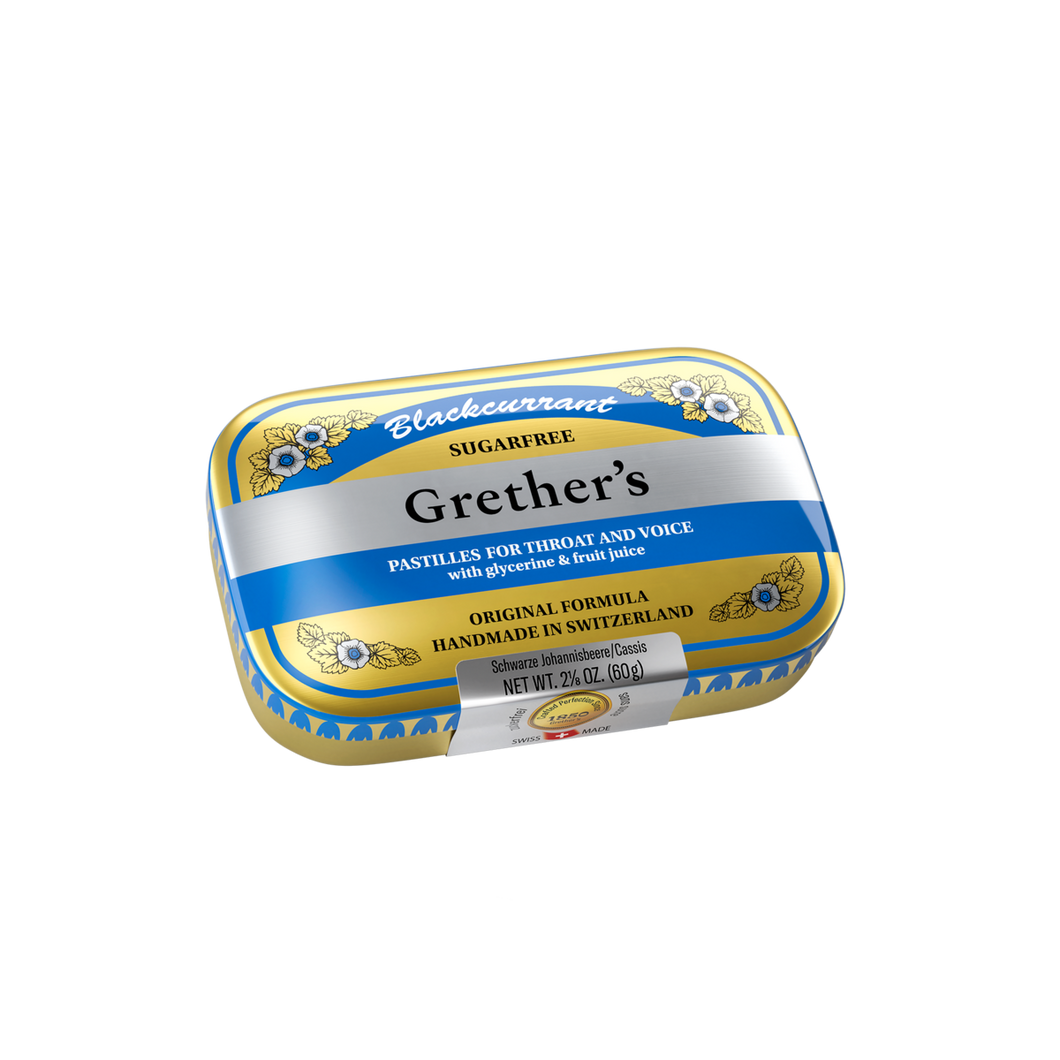 Grether's Blackcurrant Pastilles Sugar-free 60g