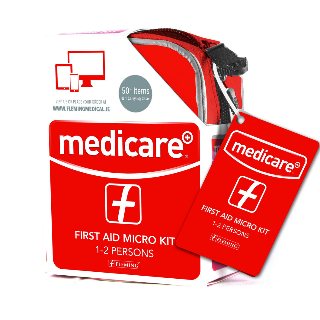 Medicare Micro first aid Kit with carry case - 50+ items
