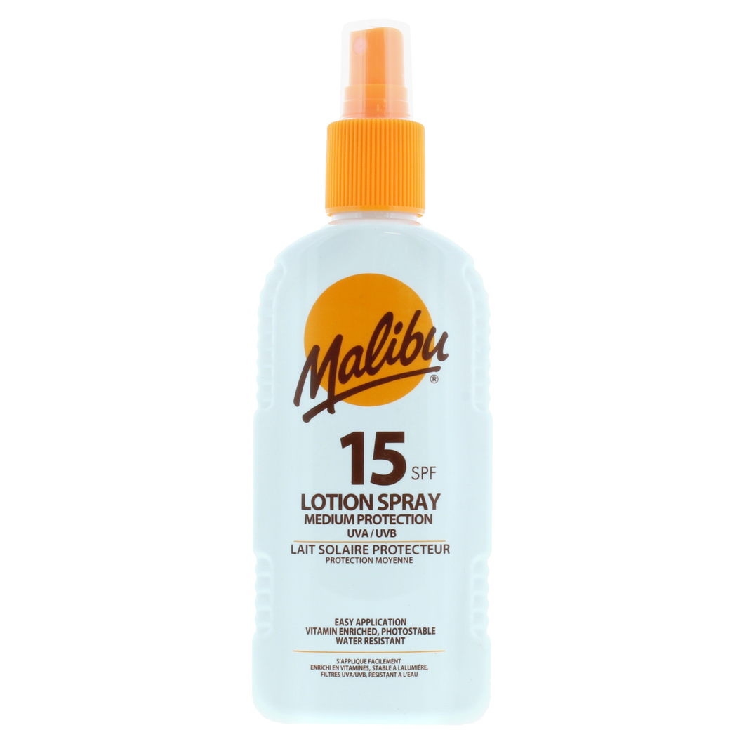 Malibu SPF 15 Lotion Spray 200ml