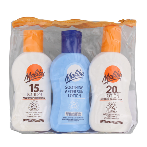 Malibu Travel Pack 3 Pack & Bag