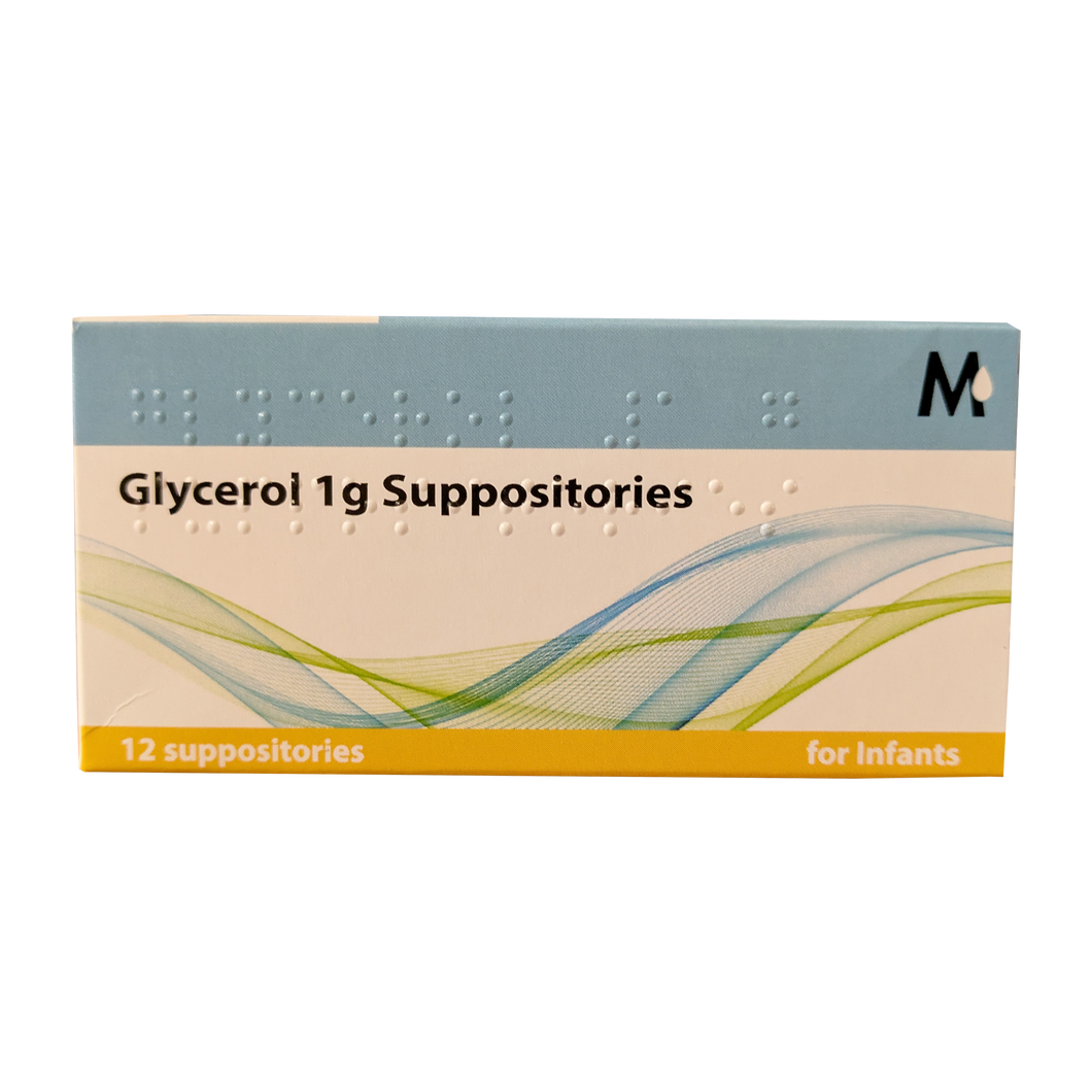 Care Glycerin Suppositories 1g (Infants) 12's (Brand May Vary)