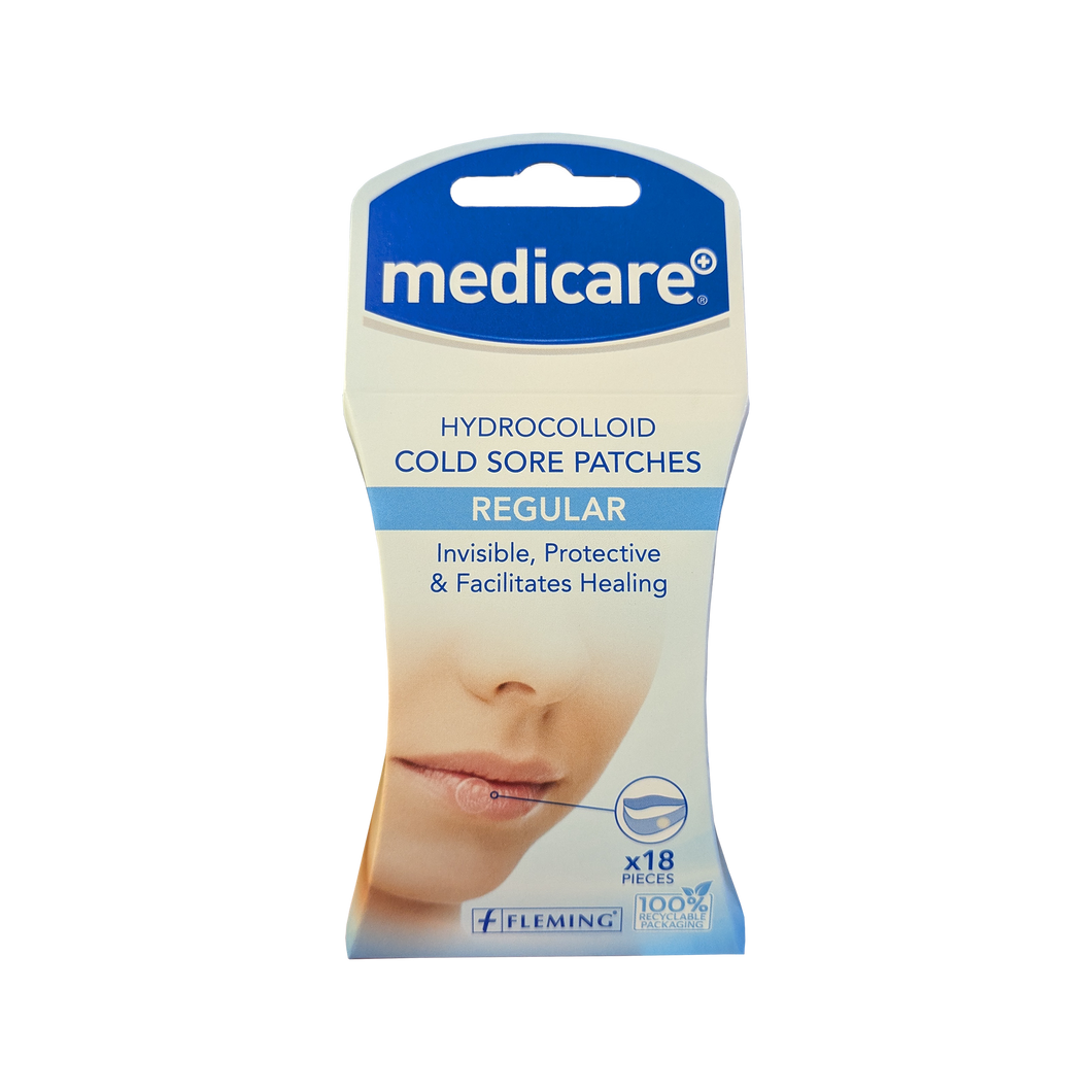 Medicare - HYDROCOLLOID INVISIBLE COLD SORE PATCHES - 18S