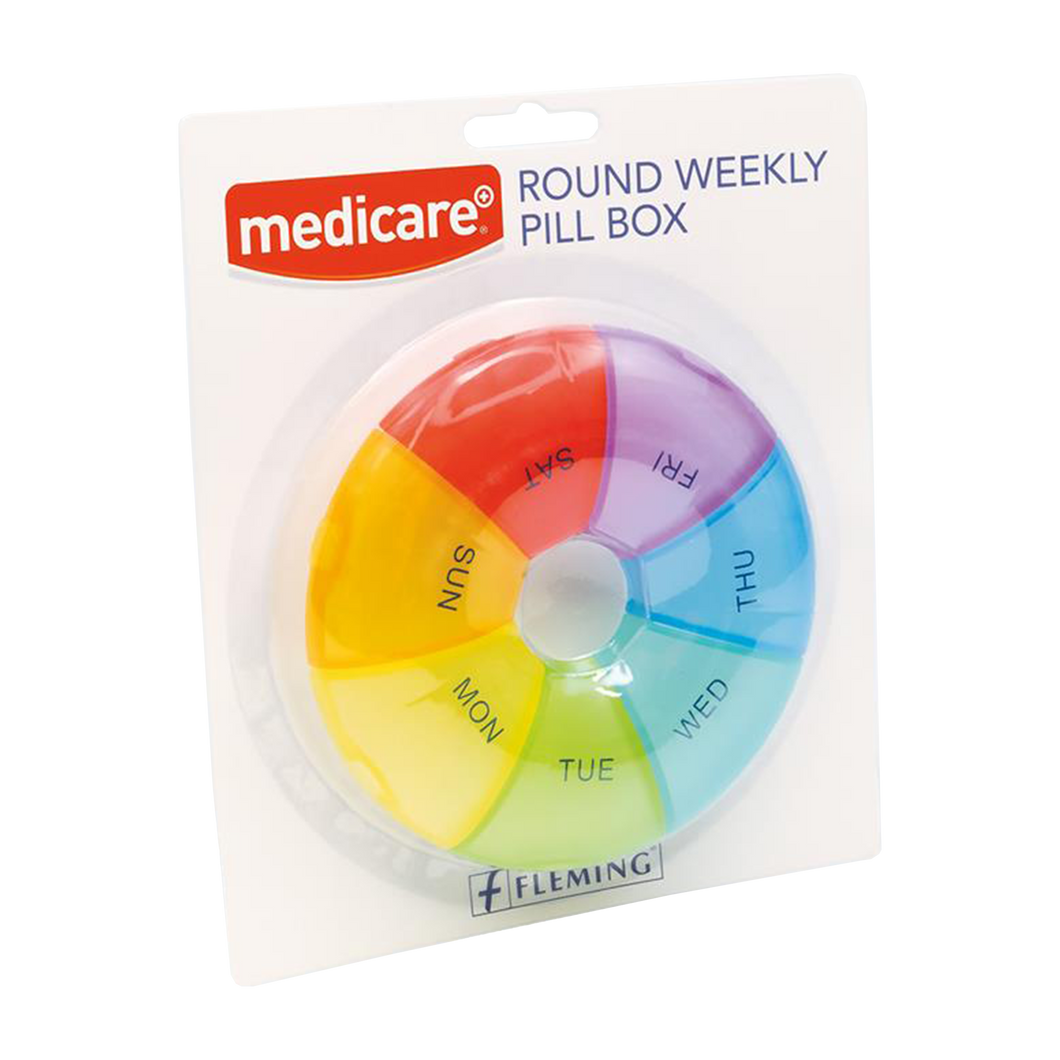 Medicare - Round 7 Sided Weekly Pill Box