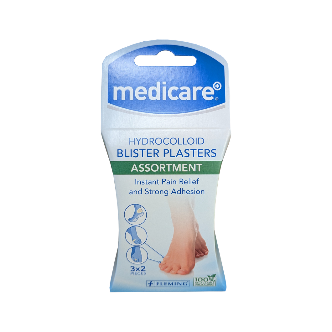 Medicare ASSORTED BLISTER PLASTER 6s