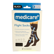 Load image into Gallery viewer, Medicare BLACK FLIGHT SOCKS
