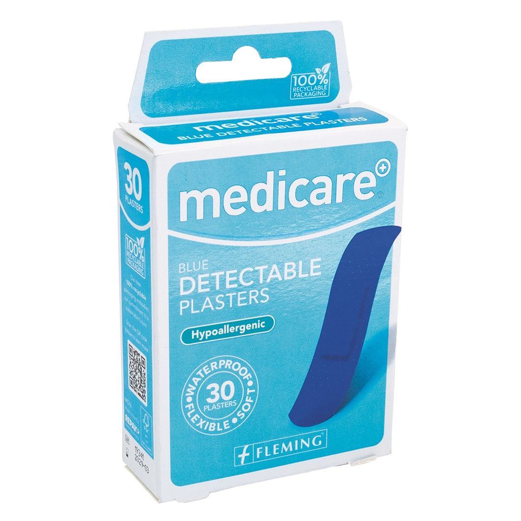 Medicare Blue Detectable Plasters 30's – David Hart Santo Trade