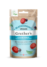 Load image into Gallery viewer, Grether&#39;s Vegan Clear voice - Blackcurrant 45g
