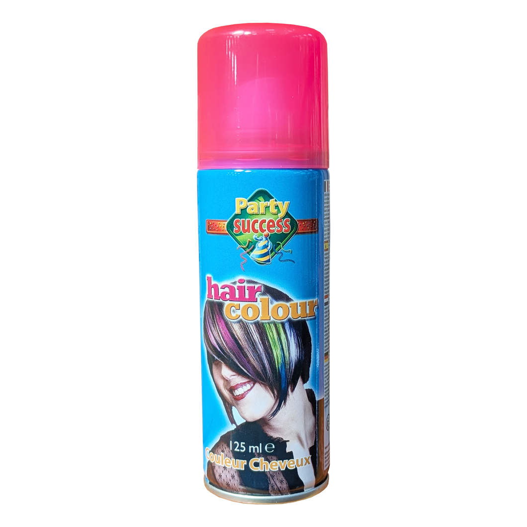 Party Success Fluorescent Pink Hair Colour Spray 125ml