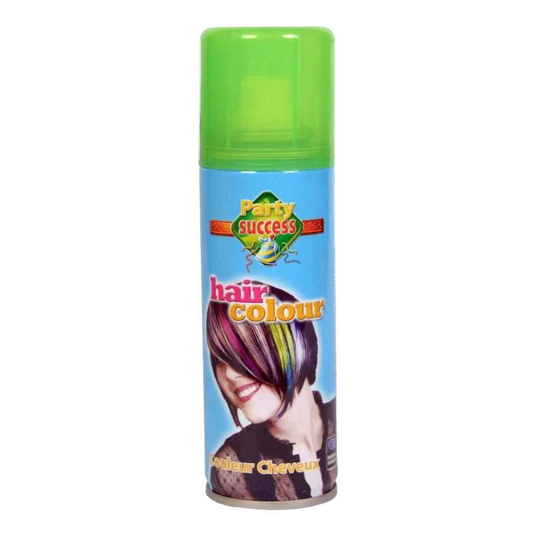 Party Success Fluorescent Green Hair Colour Spray 125ml