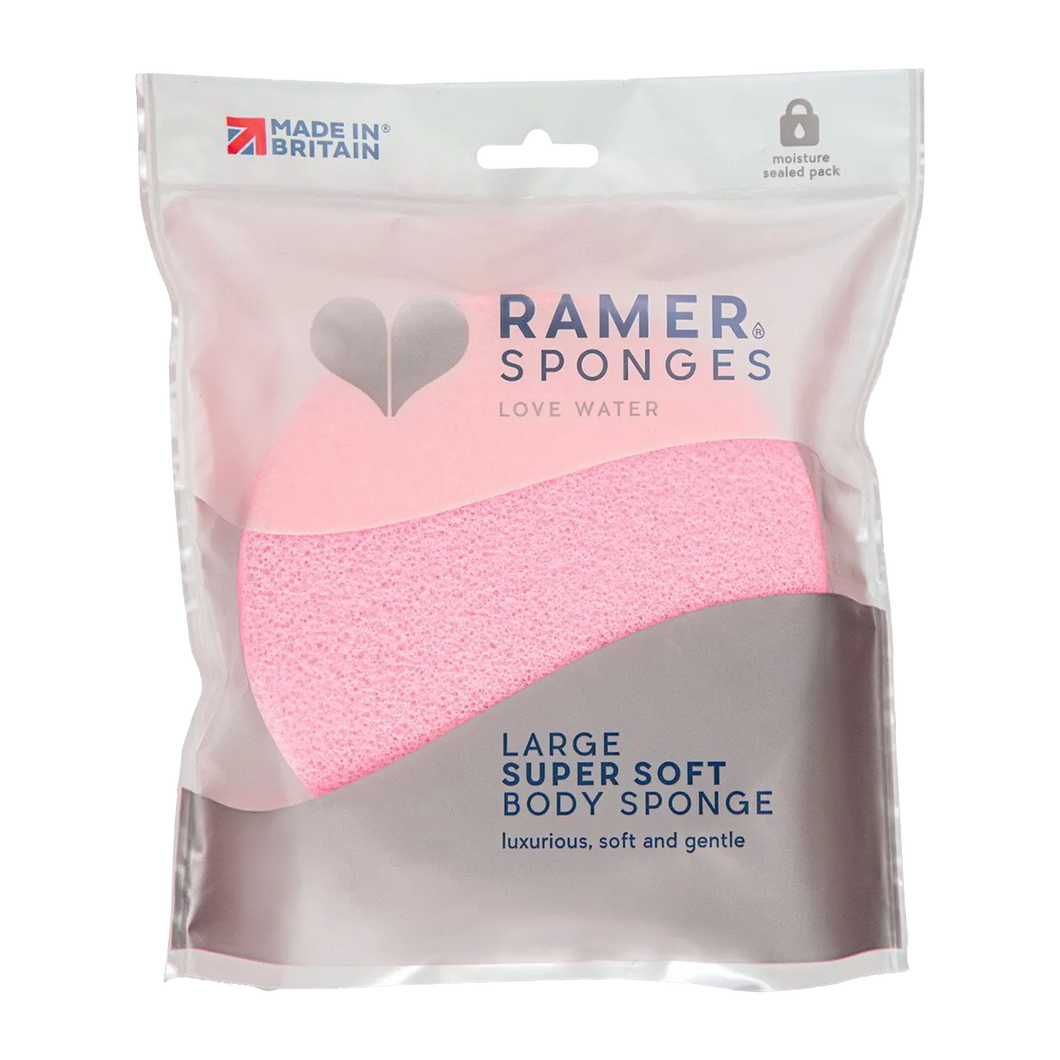 Ramer Sponges - Super Soft Body Sponge Large (Colours may vary)