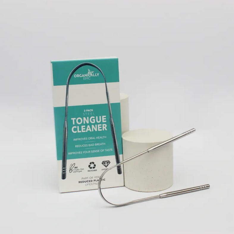 Organically Epic - Stainless Steel Tongue Cleaner