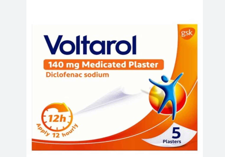 Voltarol 140mg medicated plasters 5