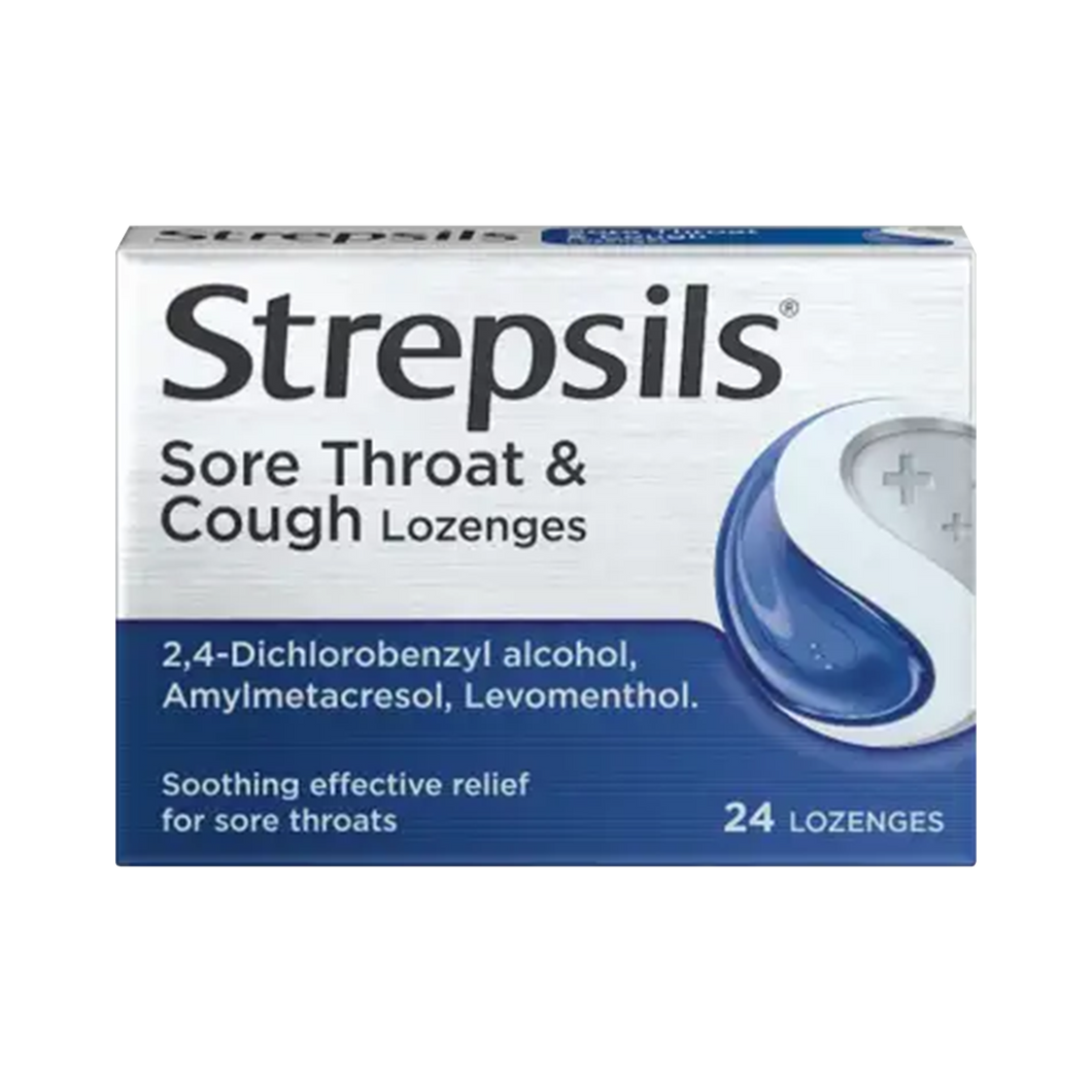 Strepsils Sore Throat And Cough Lozenges - 24 Lozenges