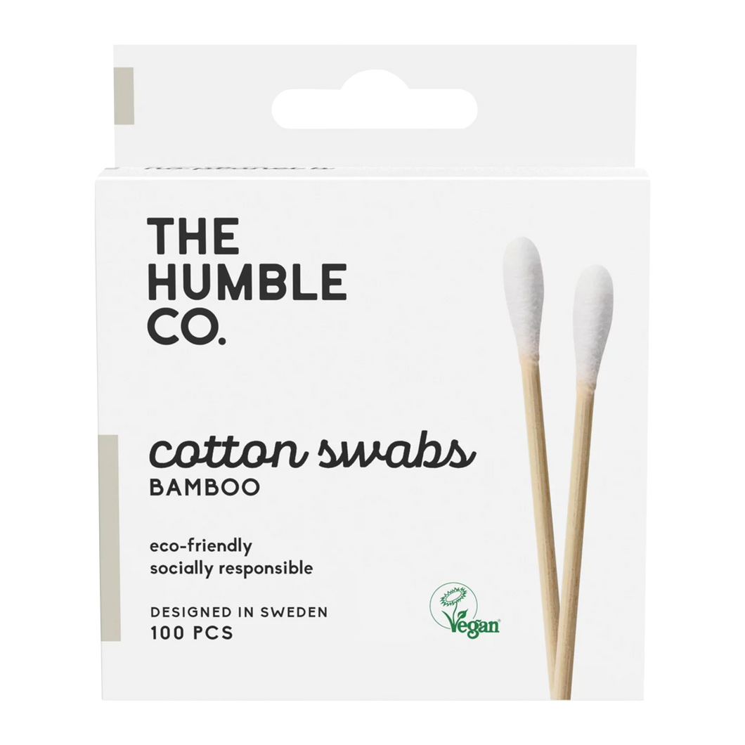 The Humble Co Bamboo Cotton Swabs - White