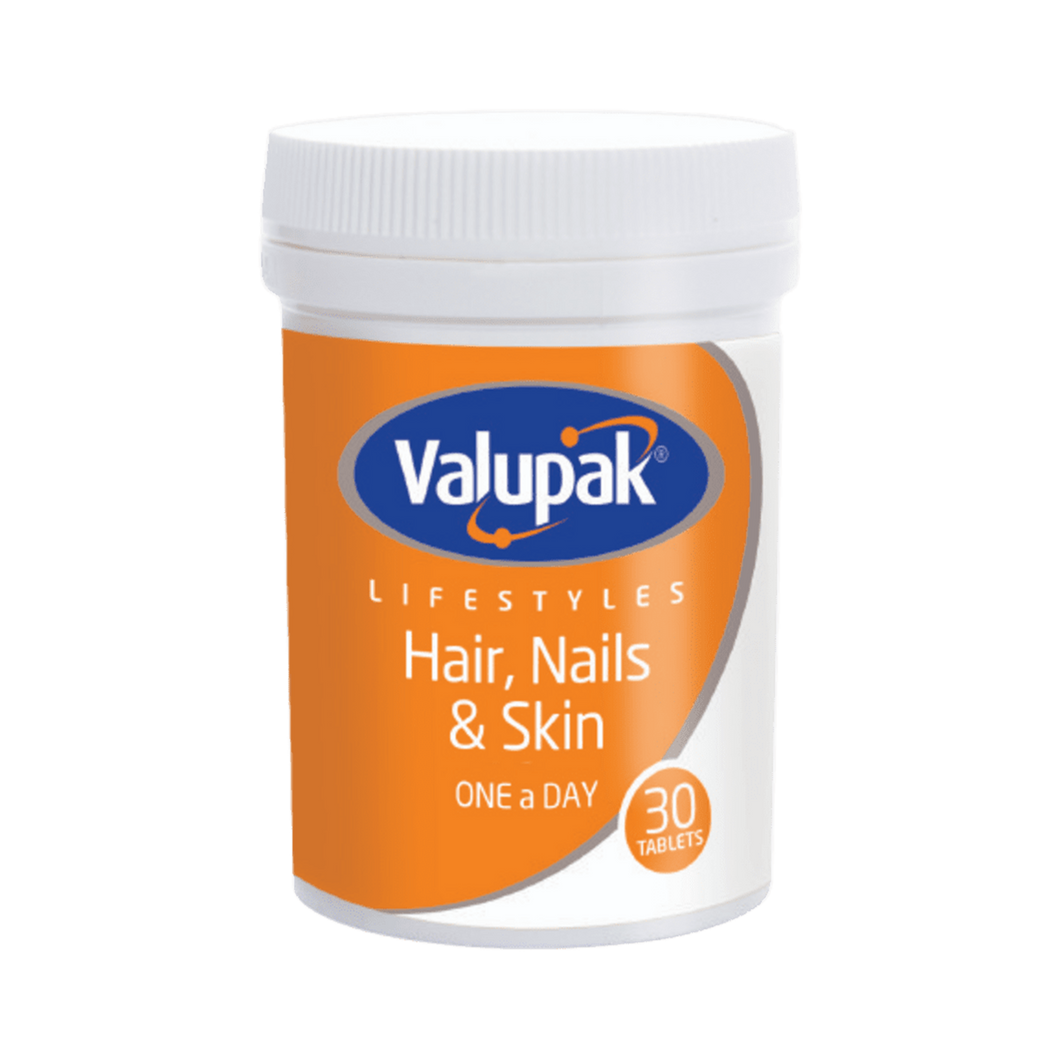 Valupak Hair, Nails & Skin Tablets 30's