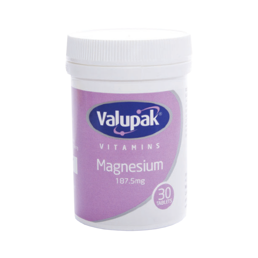 Valupak Magnesium 187.5mg Tablet 30